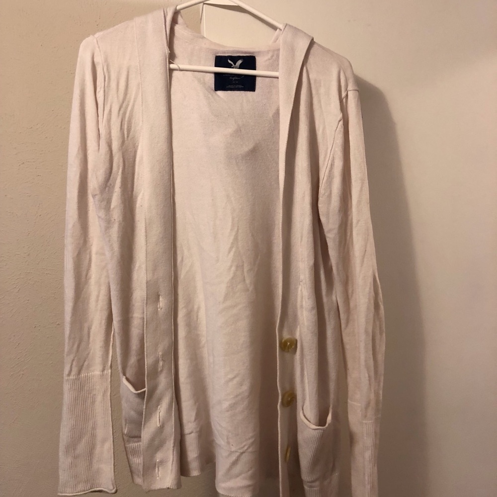 American Eagle Hooded Cardigan